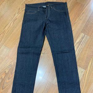 Doublewood Projectraw selvedge denim  jeans mens size 33
